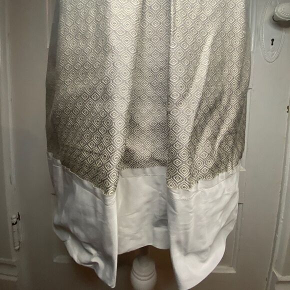 BCBGMaxAzria Nude Shoulder Pleated Dress - Picture 6 of 15